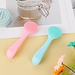 2Pack Silicone Face Brush Manual Face Scrub Brush Soft Facial Brushes Waterproof Exfoliating Face Brush Skin Friendly Face Cleaner Brush for Women and Men Blackheads Makeup Residues Removal - Image 5