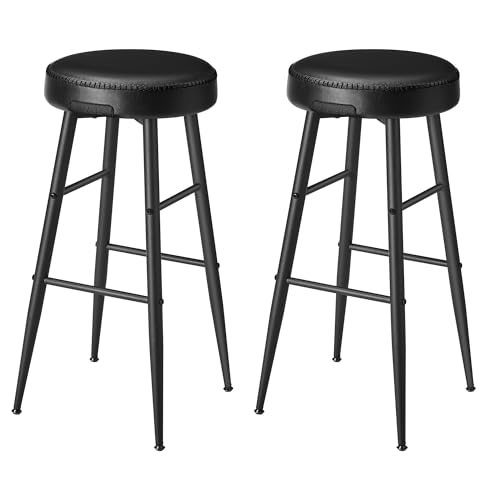 VASAGLE EKHO Kollektion - Barhocker, 2er Set, Barstuhl, Küchenstuhl,...