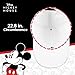 Disney Mickey Mouse Embroidered Cotton Adjustable Dad Hat with Curved Brim, White Washed, One Size