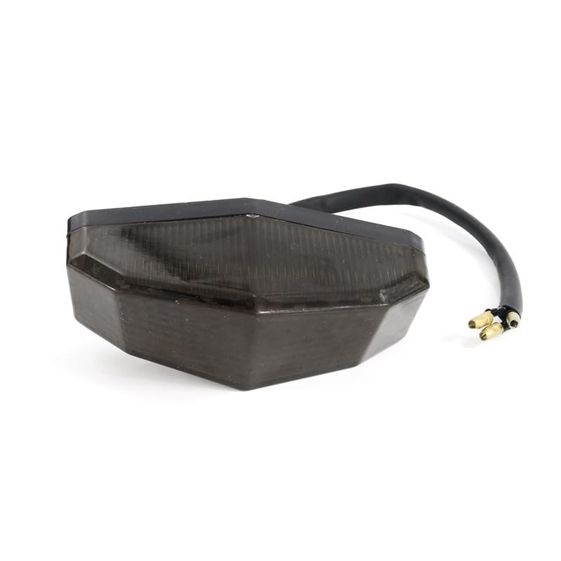 Feu arrière clignotant pour moto et feux stop intégrés pour sécurité routière