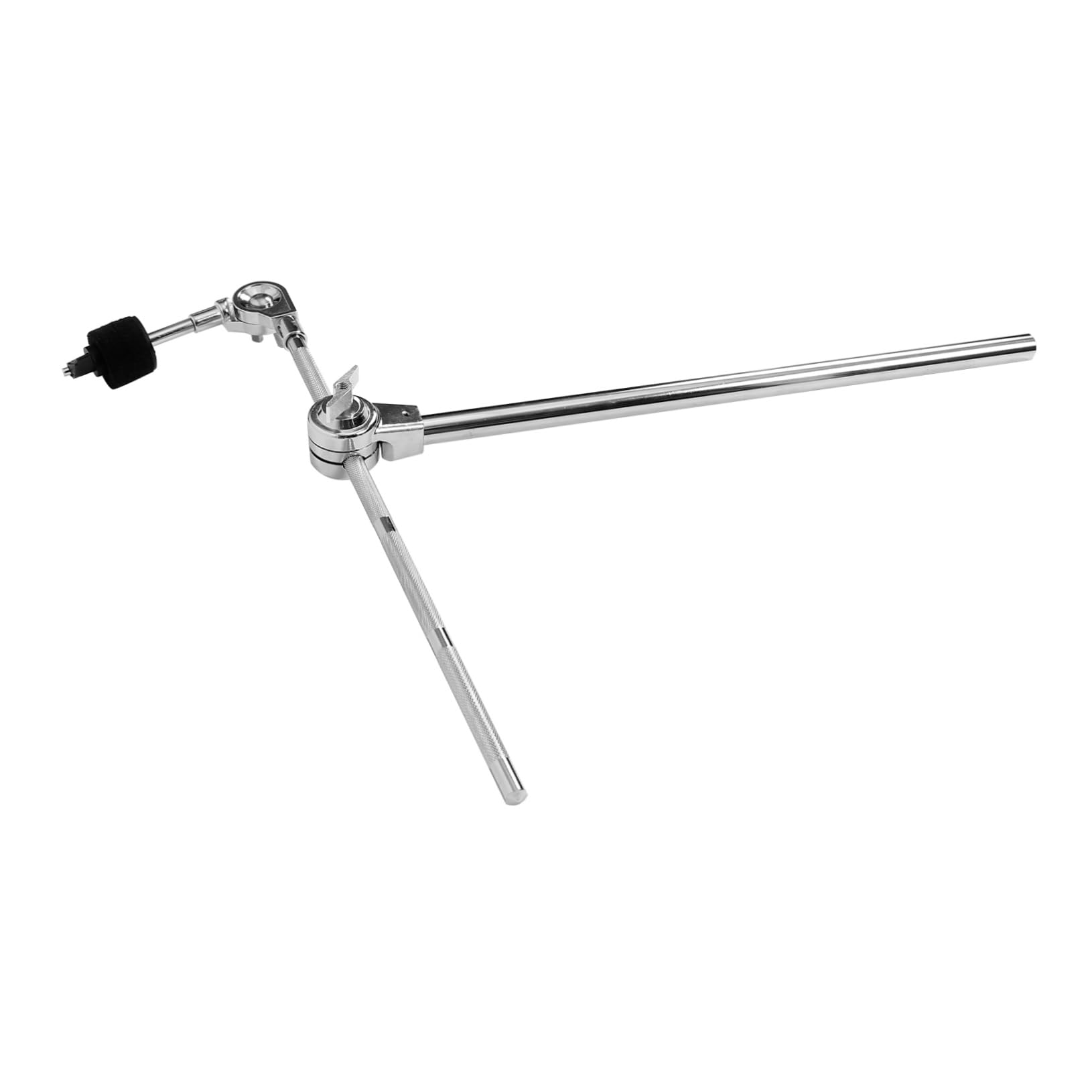 VICASKY Soporte Ajustable para Zinc Platillos de Diseño Aleación de Versátil y Metálico Fácil Instalación, Brazo en Color Plata para Batería