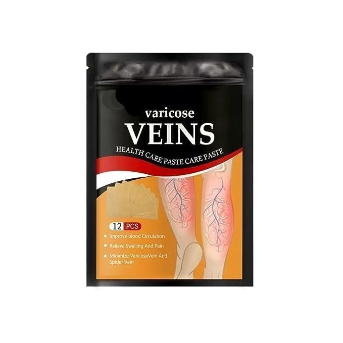 Image of Varicose Veins Patches Dredge Vein Smoothing Veins Reduce Swelling Relieve Pain Instant Relief from Muscular Pain Improve Blood Circulation