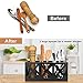 Ayiaren Wooden Silverware Holder Flatware Utensil Caddy Cutlery Holder Wood Silverware Organizer Bin Storage Containers for Kitchen Countertop, Forks, Spoons, Knives Utensil Holder Silverware Caddy