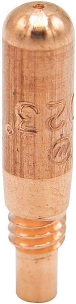 Electric Contact Tip,0.023" Sz,Copper,PK10 T-M023-1 Each