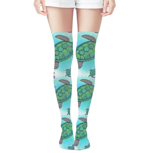 Women Girls Vintage Reinforced Heel And Toe Dress Socks Knee Winter Warm Socks