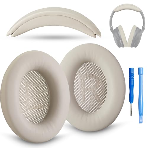 Coussinets Bose QuietComfort 2023 blancs et arceau de rechange AHG