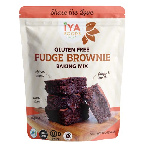 Iya Foods Chocolate Orange Bundt Cake Mix 12Oz (Pack Of 2) Bundled With Fudge Brownie Baking Mix 12Oz (Pack Of 2) #TOP3