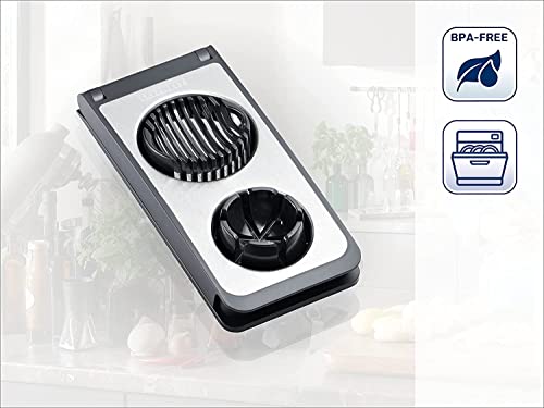 Leifheit Eierschneider Combi, 3-in-1 Edelstahl Küchenhelfer – Ansicht 2