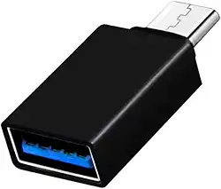 Adaptador USB para Tipo C, Colocar Mouse Macbook, OTG, Compatível com iPhone 15 16 17, Android, Notebook, PS5, Switch 1 e 2, Teclado, HD, Controle Gamer, Transferência Rápida, USB Tipo C para tipo A