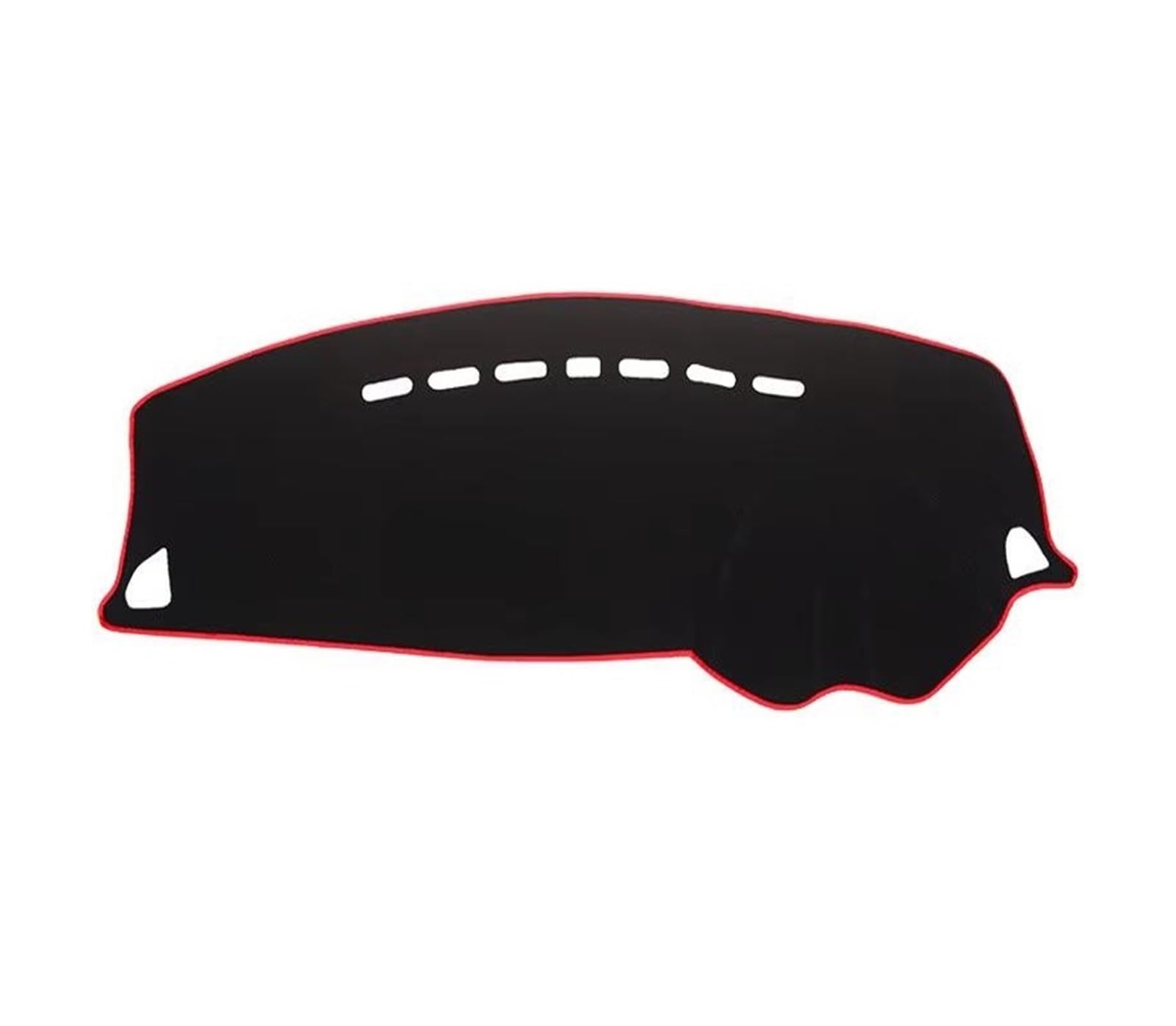 Center Konsole Für Mitsubishi Für Lancer EX Für Ralliart Für EVO X Für Galant Fortis 2008-2017 Dashmat Armaturenbrett Abdeckung Matte Teppich Armaturenbrett Matte Interior | Black(Red Edge)RHD