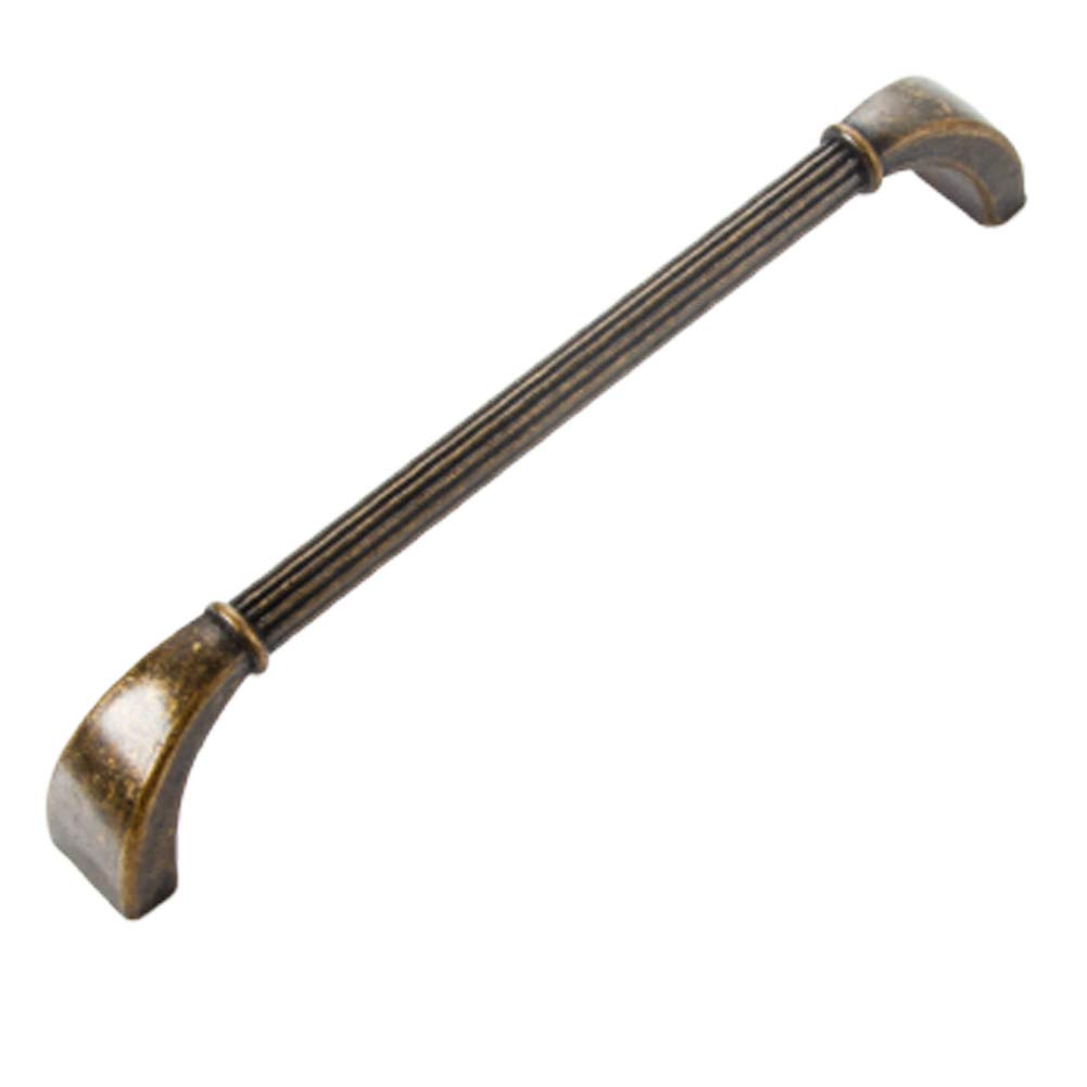 Wushadehans Bronze Antique Cabinet Drawer Handles, Solid Zinc Alloy Cupboard Handle Furniture Drawer T Bar Pulls(,160Mm)