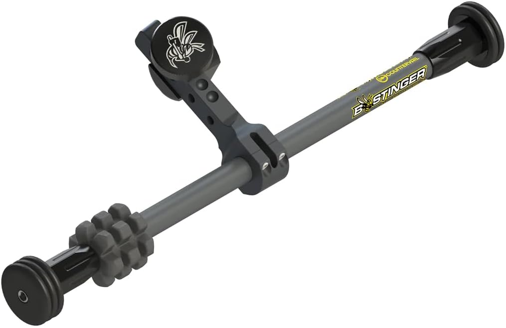 BEE STINGER STABILIZER MICROHEX Counter Slide Dovetail 15" Grey