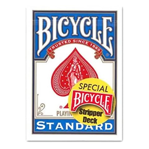 fashion4legs Bicycle Rider Back Poker Playing Cards. Gaff Stripper Deck Tapered Cover