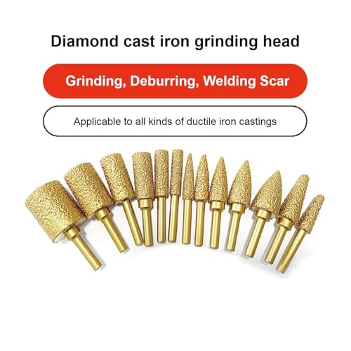 Punta de Fresa Diamante Soldada al Vacío 13mm R1 1 unidad miniatura 3