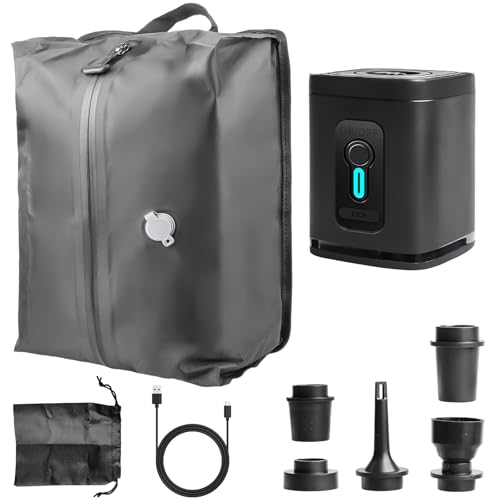 Sacchetti sottovuoto per vestiti da viaggio con pompa senza fili, sacchetti sottovuoto IP67 per viaggi, zaino sottovuoto, sacchetti sottovuoto riutilizzabili per la conservazione di valigie e zaini