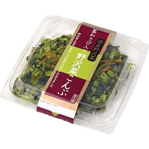 やまう 茎わさび野沢菜こんぶ