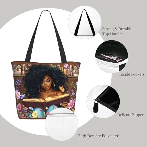 Bolso Tote Inspirador para Mujeres Afroamericanas miniatura 6