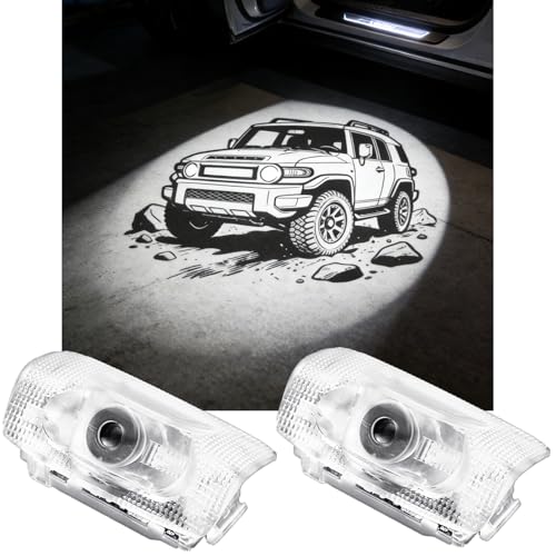 Never Fade Car Door Lights Logo LED para Toyota y Lexus miniatura 1