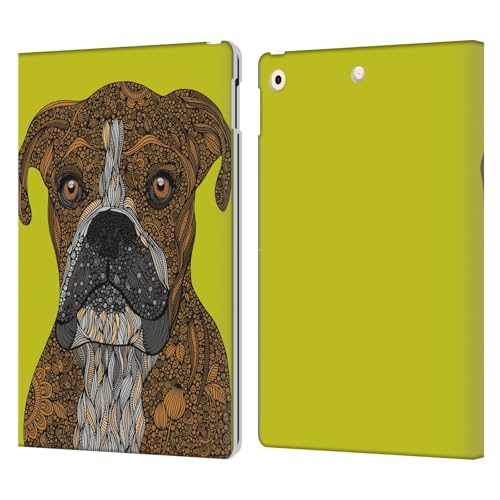 Protection iPad 10.2 Valentina Boxer Chiens : fini les rayures grâce à l'étui cuir
