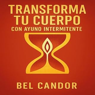 Diseño de la portada del título TRANSFORMA TU CUERPO CON AYUNO INTERMITENTE