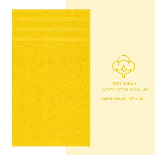 image for American Soft Linen Luxury Hand Towels for Bathroom, 600 GSM 100% Cott
