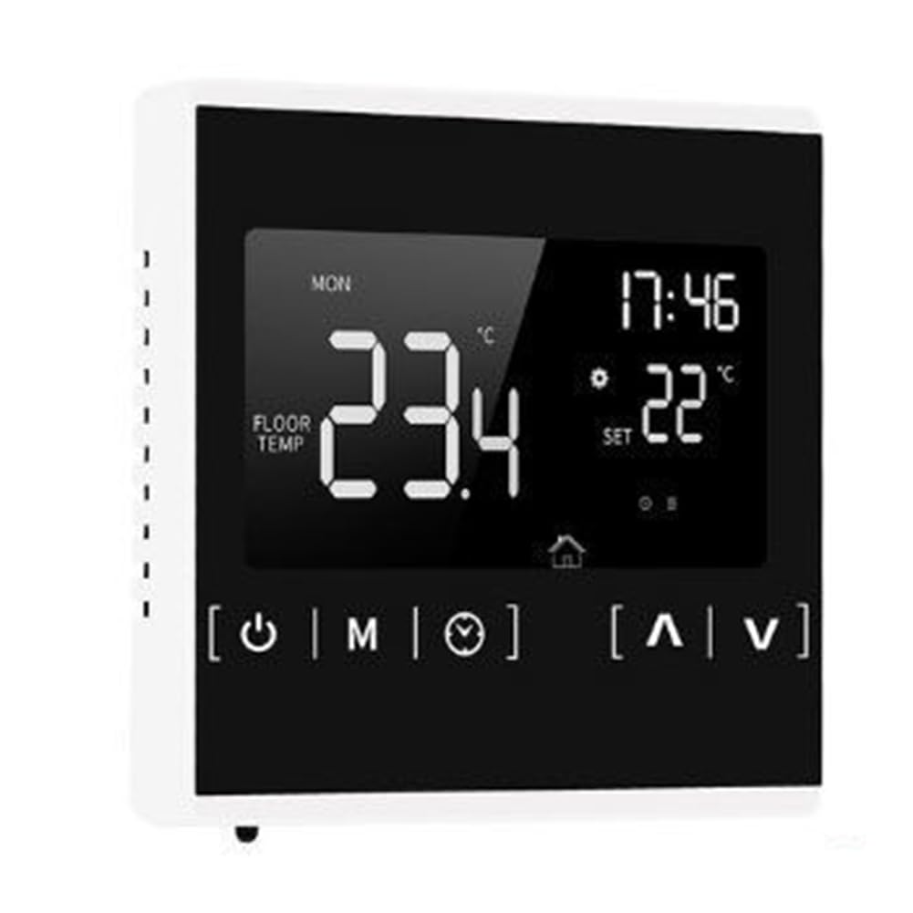 Thermostat chauffage au sol électrique programmable LCD tactile AC 85-240V