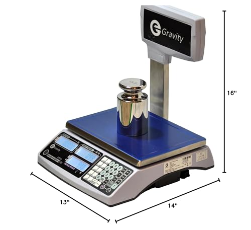 Báscula Comercial Legal NTEP con Display en Poste 30lb/60lb miniatura 5