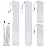 【Grand Ouverture de 6,5 cm – Accès Facile Même Aux Objets Épais】L’ouverture large (6,5 cm de diamètre) permet d’insérer sans effort des pinceaux à manche épais, des règles de 30 cm, des brosses de maquillage volumineuses, voire des petits jouets. Fini les manipulations frustrantes ! Ce format généreux rend le rangement et le retrait rapides, fluides et sans casse.