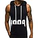 UJUNAOR Męska koszulka Tank Top, koszulka z nadrukiem, bez rękawów, do fitnessu