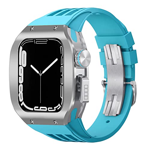 Bracelet Apple Watch 45mm en alliage de titane premium style luxe