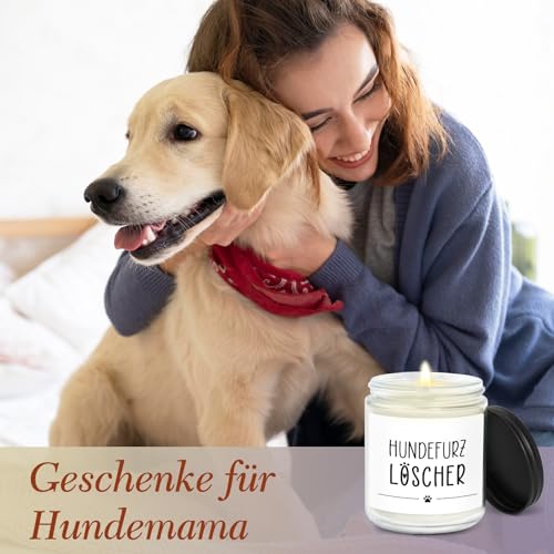 Geschenke für Frauen, Geschenke für Hundebesitzer, Geburtstagsgeschenk für Frauen, Lustiges Geschenk für Frau Freundin Hundeliebhaber Hundemama zum Geburtstag Weihnachten Valentinstag, Duftkerz