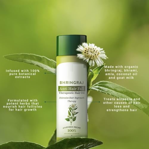 Aceite de bhringraj KP de 200ml para la caída del cabello y tratamiento crecedor 3
