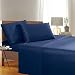Elegant Comfort 3 Piece 1500 Thread Count Luxury Silky Soft Egyptian Quality Coziest Sheet Set, Twin/Twin X-Large, Navy Blue