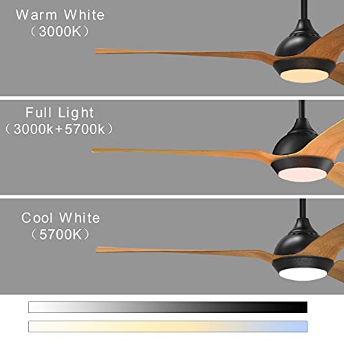 Reiga 52-Inch Dc Motor Smart Ceiling Fan With Dimmable Light Kit App Alexa Google Home Remote Control thumb #1