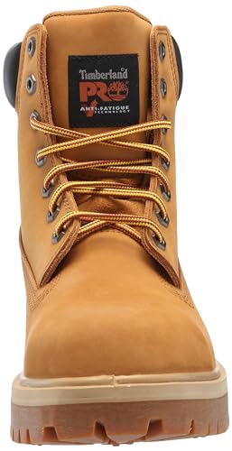 Timberland PRO Men's Direct Attach 6 Inch Steel Safety Toe Insulated Waterproof Industrial Work Boot, Wheat-2024 NEW, 14 M - Thumbnail 2