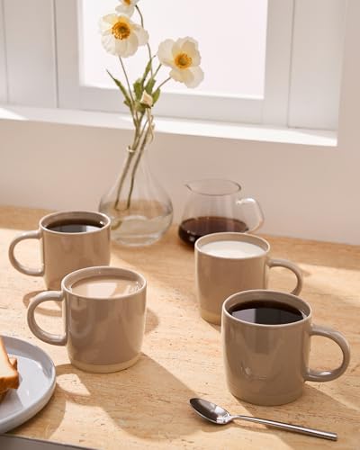 Set de 6 tazas de café Stoneware 13 oz miniatura 6