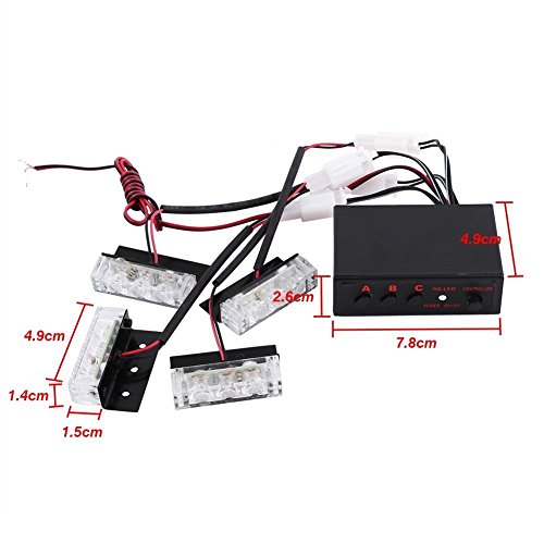 OLSR® 12V Lega di alluminio ad alta potenza 4PCS