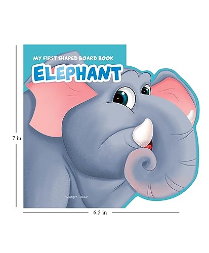My First Shaped Board book - Elephant, Die-Cut Animals, Picture Book for Children (My first shaped board books)