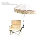 Baby Outdoor Parasols, Baby Stroller Parasol Umbrella with Adjustable Clamp, Toddler Umbrella for Trolley Wheelchair Beach Chair, Outdoor Activities (Beige)