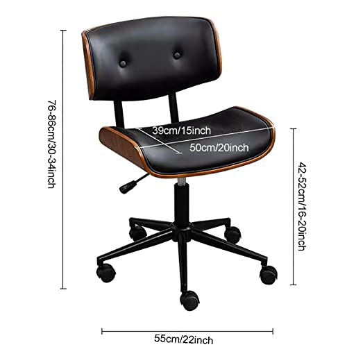 Chaise d'ordinateur pivotante pour bureau à la maison - 2