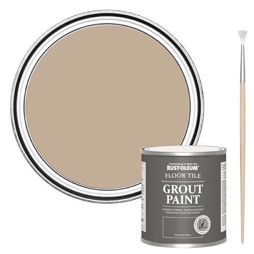 Rust-Oleum Ultra-Durable Brown Floor Tile Grout Paint -Salted Caramel 250ml