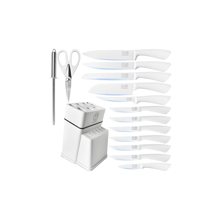 XYJ-Authentic-Since-1986Knife-Block-SetKitchen-Knives-Set-With-HolderStainless-Steel-Japanese-Chef-Knife-SetSteak-KnivesCarving-Slicing-Paring-Santoku-Bread-Knife XYJ Authentic Since 1986,Knife Block Set,Kitchen Knives Set With Holder,Stainless Steel Japanese Chef Knife Set,Steak Knives,Carving Slicing Paring Santoku Bread Knife