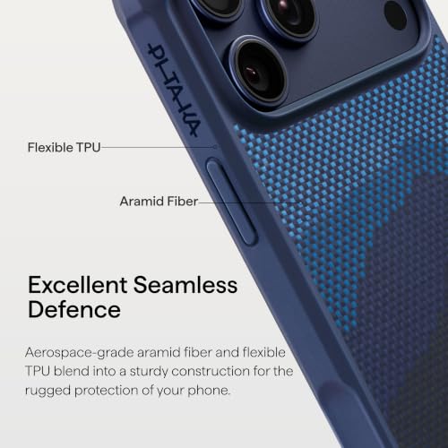Image of pitaka for iPhone 17 Pro Max Case, Military-Grade Aramid, Over the Horizon