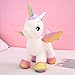 Angelo unicorno peluche giocattolo puledro bambola bambini dormire bambola regalo bambola 80cm Bianco.