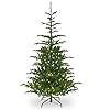 National tree company feel real pre lit artificial christmas tree includes pre strung white lights and stand norwegian spruce 75 ft  urban country home decor