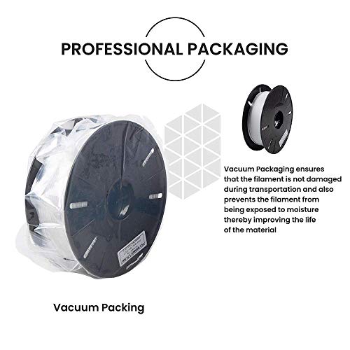 Image of Tesseract Premium PLA + 1.75mm 3D Printing Filament | Dimensional Accuracy + /- 0.03mm | Compatible with Most FDM Printers | 0.5 KG 3D Printer Filament - PLA Glow in The Dark Blue (Quantity 1)