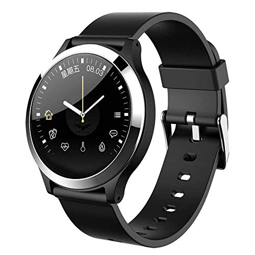 Preisvergleich Produktbild SAILORMJY Smartwatch,Montre Connectée Bracelet Connecté,Trackers d'activité,Herzfrequenz Blutdruck EKG Gesundheitsmonitor mit Kalorien-Pedometer