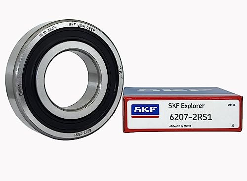 SKF Bearings 6207-2RS1 35X72X17MM Double Rubber Seal Bearings Deep Groove Ball Bearings