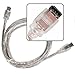 6 foot 6 pin Male to 6 pin Male silver Firewire Cable for IEEE 1394 devices