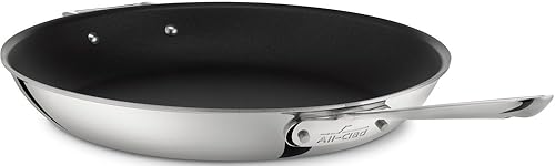 Miniatura 7 de All-Clad 4108 NS utensillos de cocina  sartén antiadherente ande acero inoxidable de construcción Tri-Ply seguro para el lavavajillas libre de PFOA
